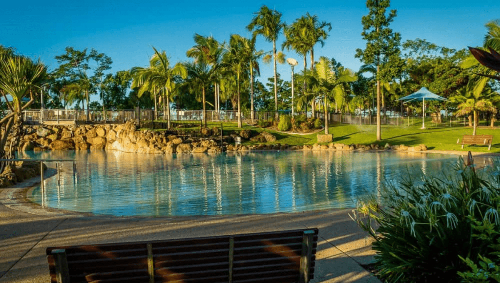 School holiday activities in Mackay include swimming at Bluewater Lagoon